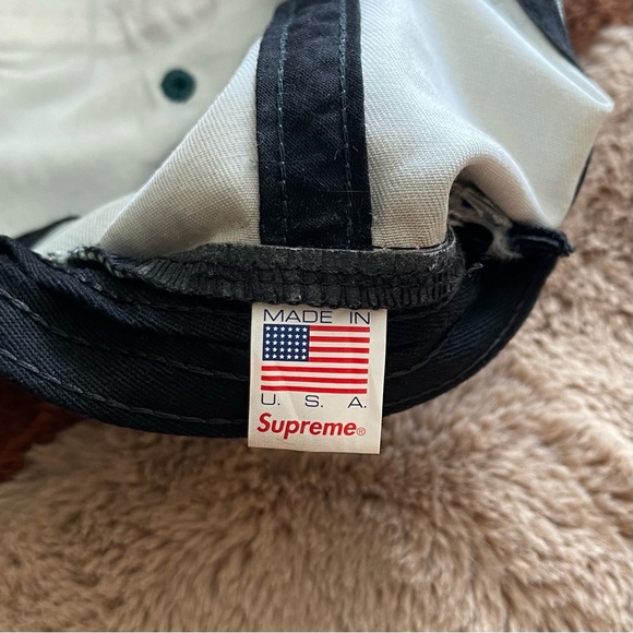 Supreme Pigment S Logo 6 Panel Dark Teal Green SS20 - Picture 4 of 4